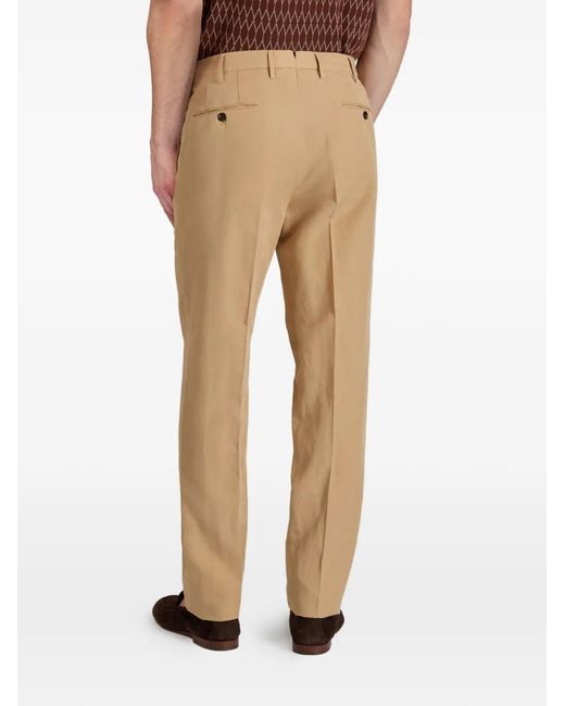 Incotex Natural Chinolino Trousers for men