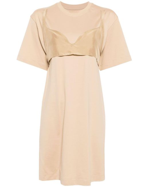 JNBY Natural Layered-design Cotton-silk Dress