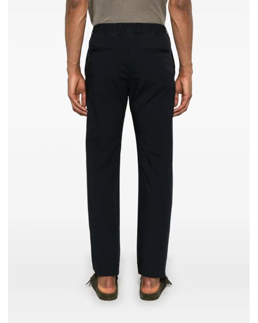 Pantalones slim de algodón con bolsillos Incotex de hombre de color Blue