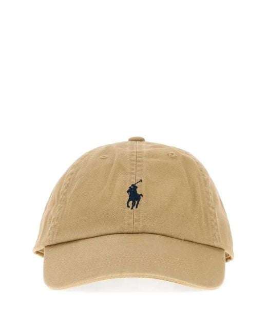 Polo Ralph Lauren Natural Embroidered-Logo Baseball Cap