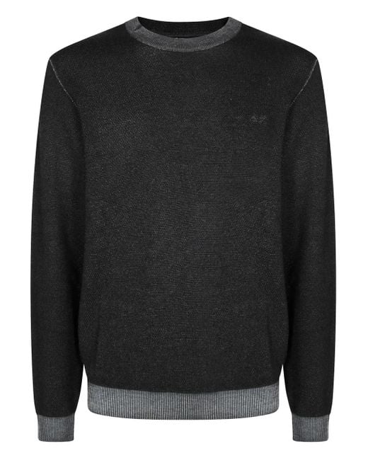 メンズ Sun 68 クルーネック セーター Black