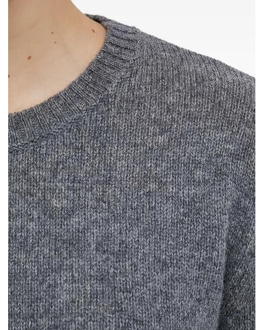 Benetton Gray Crew-Neck Sweater