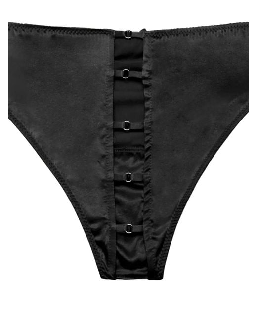 Fleur du Mal Black Cage Brief