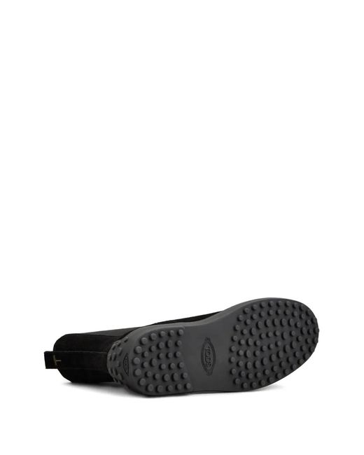 Tod's Black Winter Gommini