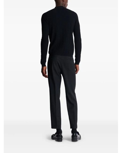 Pull À Logo Balmain pour homme en coloris Blue