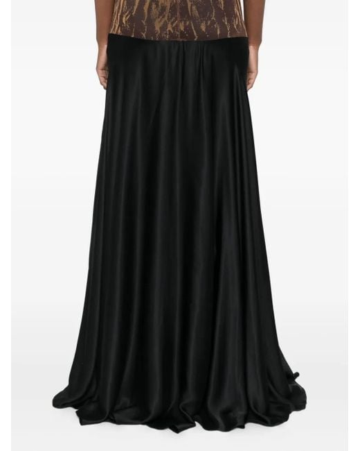 DIESEL Black O-Garcia Flared Maxi Skirt