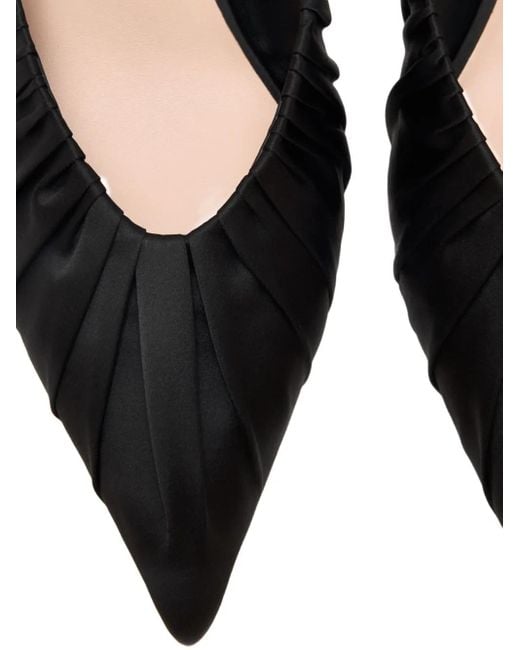 Loeffler Randall 50Mm Pumps Met Ruches in het White