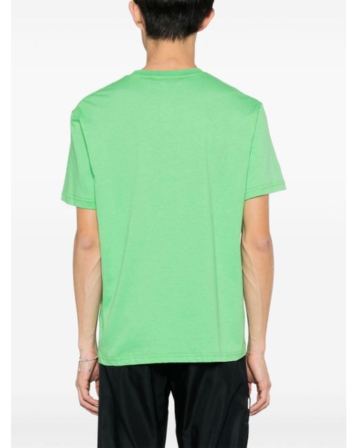 T-shirt con stampa di Just Cavalli in Green da Uomo