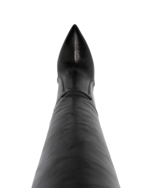 Paris Texas Black Stiefel aus Nappaleder 85mm