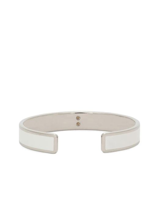 Dolce & Gabbana Metallic Logo-Plaque Cuff Bracelet