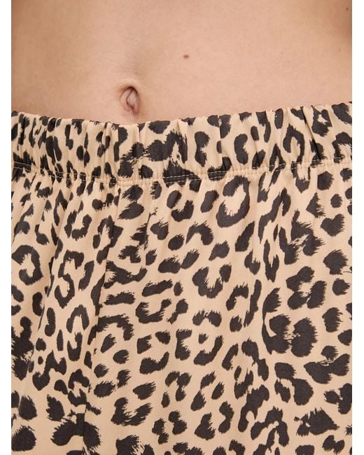DKNY Natural Leopard-Print Pajamas