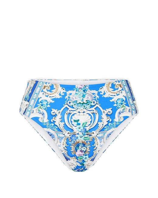 Camilla Blue Print Bikini Bottoms