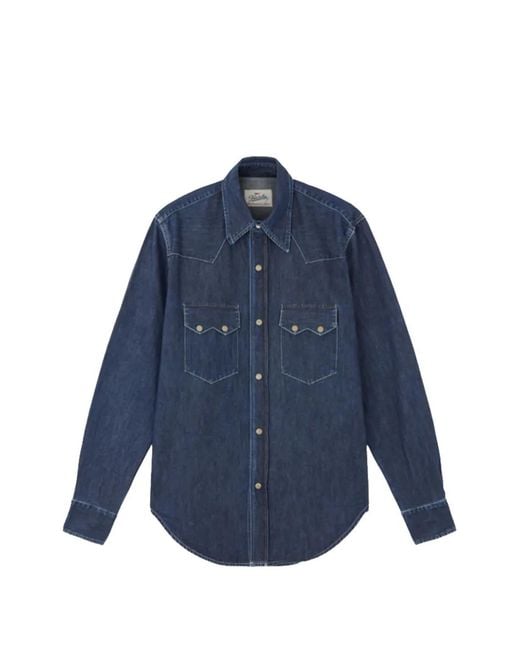 Fortela Blue El Paso Denim Shirt for men