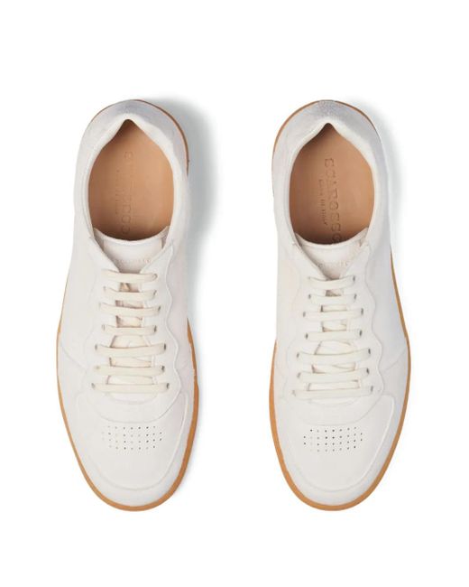 Scarosso Suède Sneakers in het White voor heren