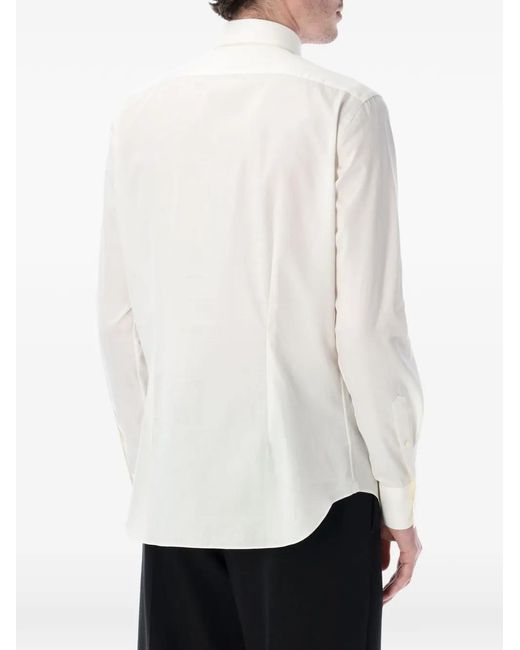Xacus White Tailor Button-Up Plain Shirt for men