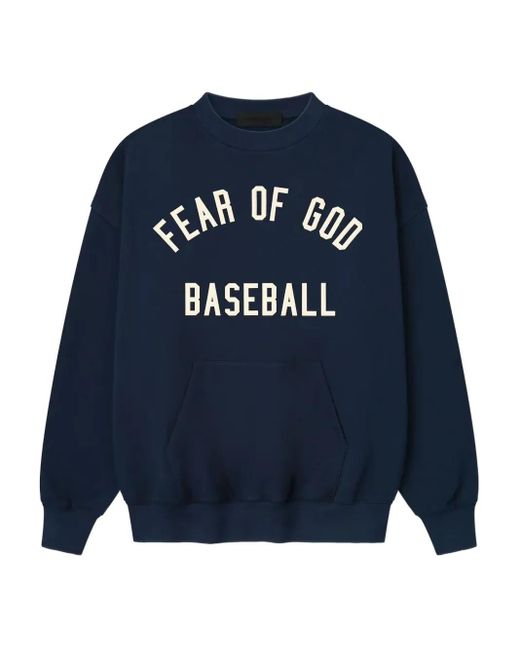 メンズ Fear Of God X Mlb ロゴ スウェットシャツ Blue
