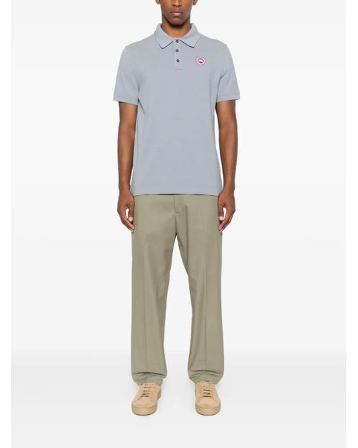 Canada Goose Gray Beckley Polo Shirt for men