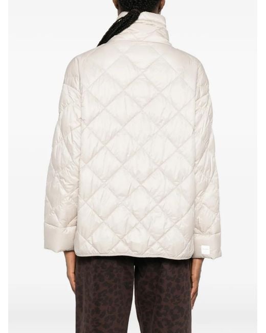 Max Mara White Padded Blouson Jacket