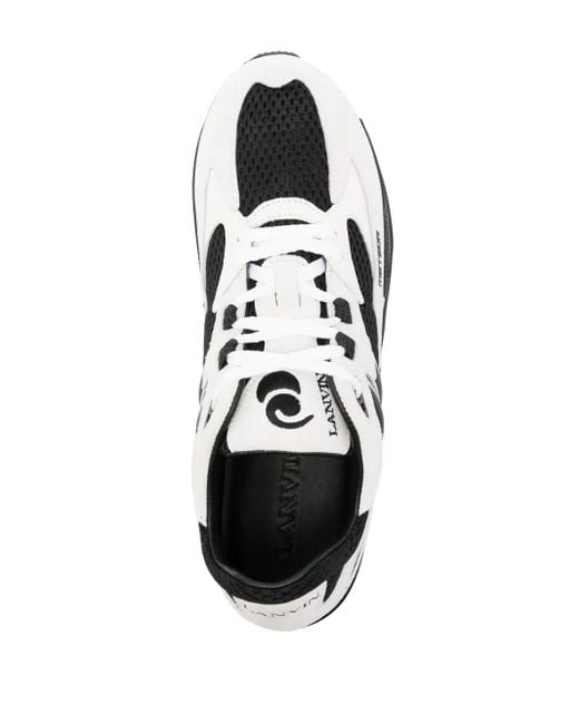 Lanvin White Meteor Runner Sneakers for men