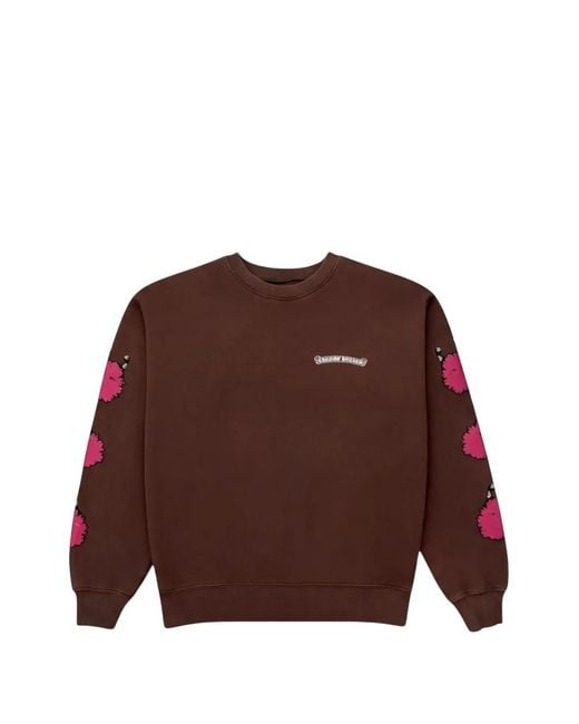 Chrome Hearts Brown X Matty Boy Crew-Neck Sweatshirt for men