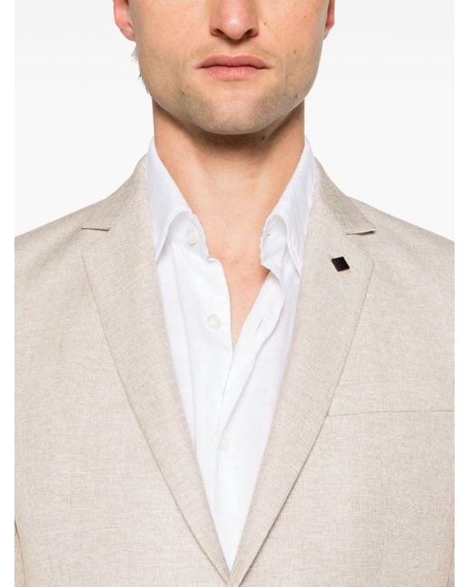 Karl Lagerfeld White Drive Single-breasted Suit for men