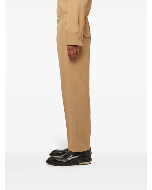 Pantalones ajustados con cinturilla elástica Jil Sander de hombre de color Natural