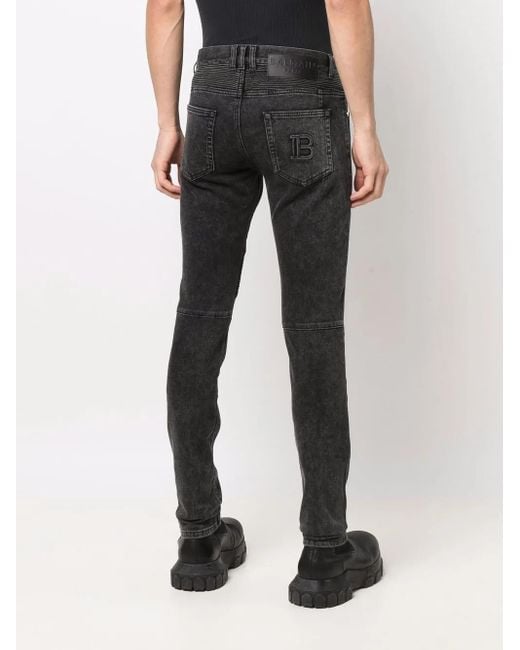 Balmain Blue Jeans Black for men