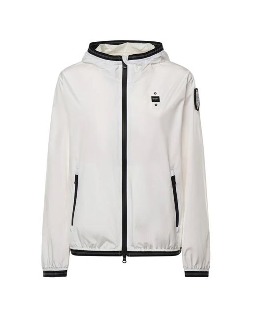 Blauer White Hooded Coat
