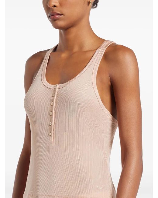 Tom Ford Geribbelde Tanktop in het Pink