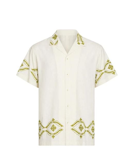 HARAGO White Short-Sleeve Shirt for men