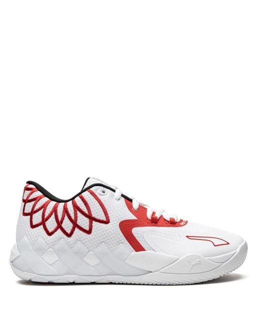 PUMA White Mb.01 Low "Bright" Sneakers