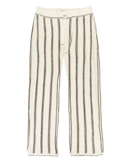 Amiri Natural Stitch Flare Track Pants for men