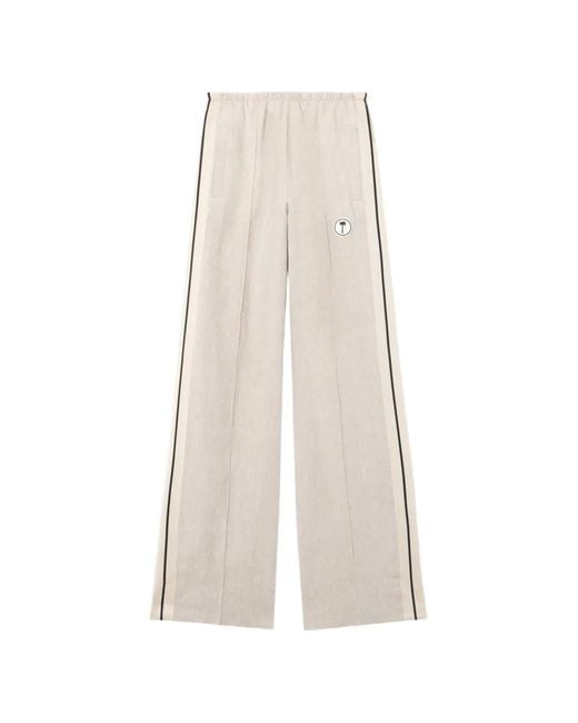 Palm Angels White Tree-Logo Track Pants