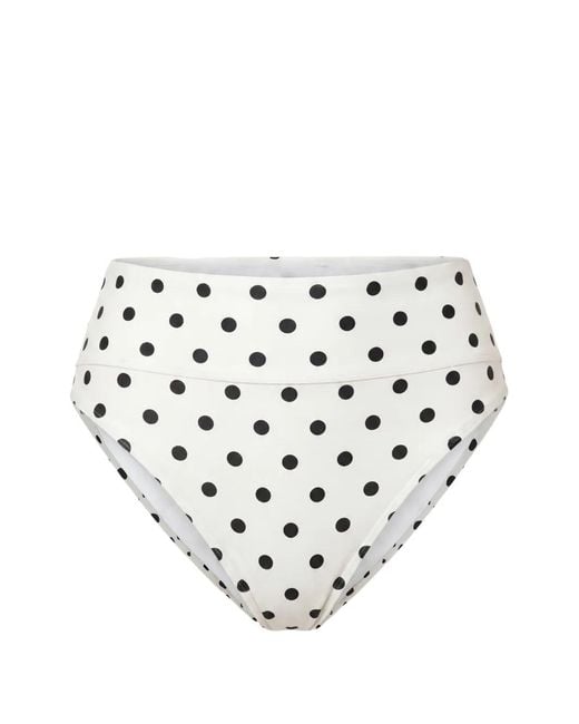 Nicholas White Nerea High Waist Bikini Bottoms