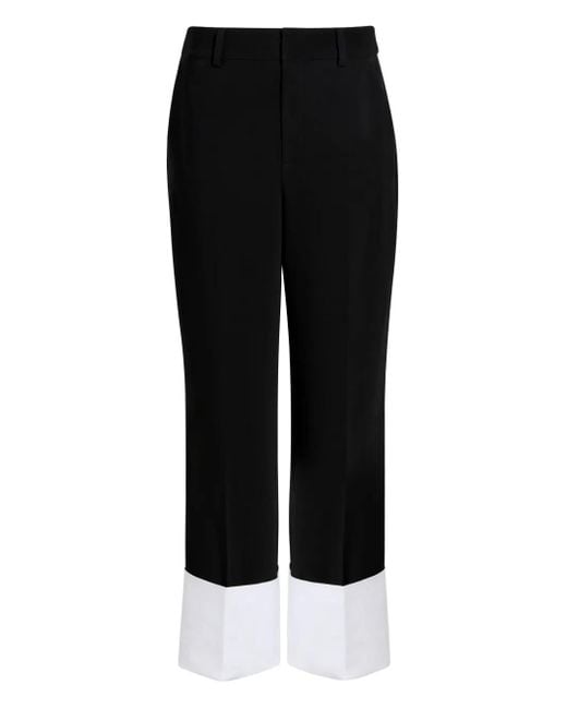Cinq À Sept Black Maesa Colourblock Trousers