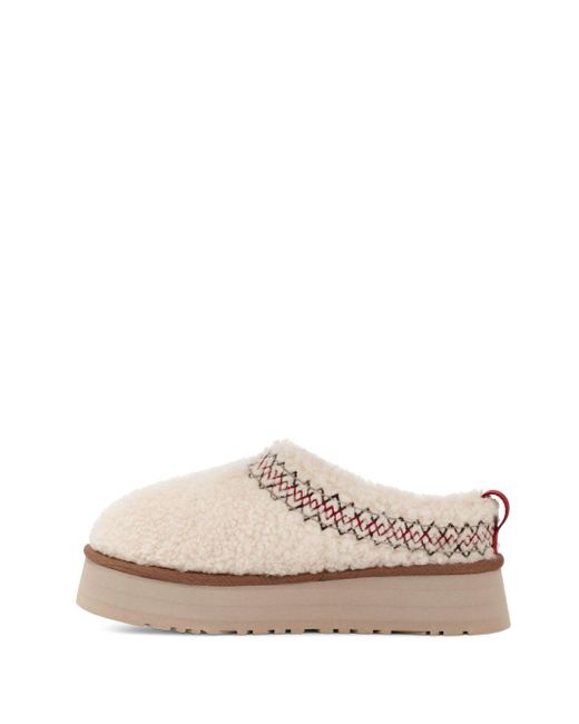UGG Tazz Platform Slippers in Natural | Lyst