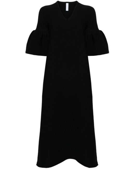 CFCL Black Pottery Knitted Midi Dress