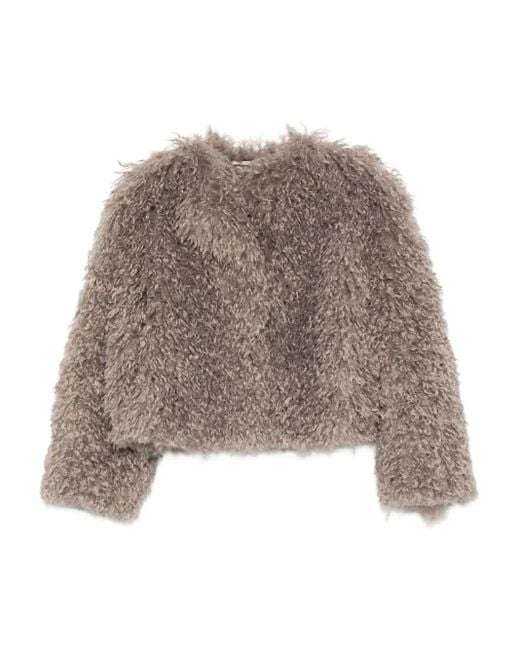 Tagliatore Brown 'Perla' Bomber Jacket