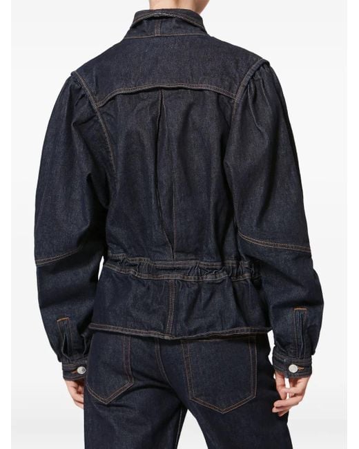 Isabel Marant Blue Dolie Button Jacket