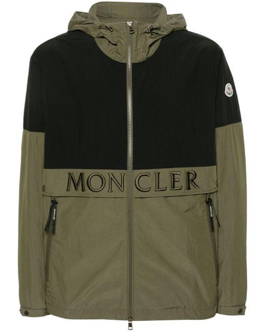 Moncler Green Joly Hooded Jacket for men