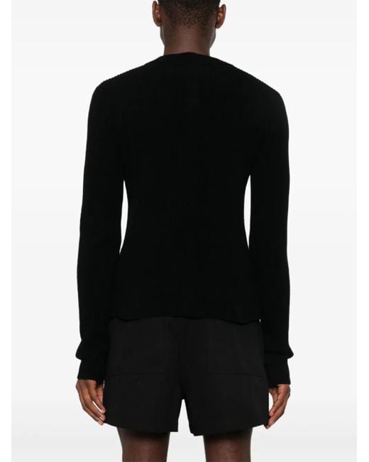 Rick Owens Black Headon Sweater for men