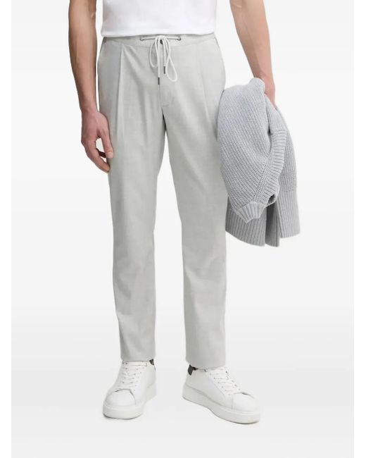 Michael Kors Gray Drawstring-Waist Pants for men