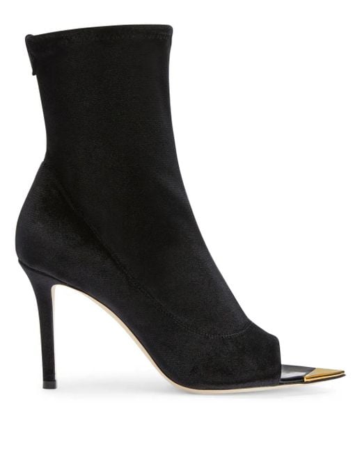 Giuseppe Zanotti Black 90Mm Intriigo Bootie Boots