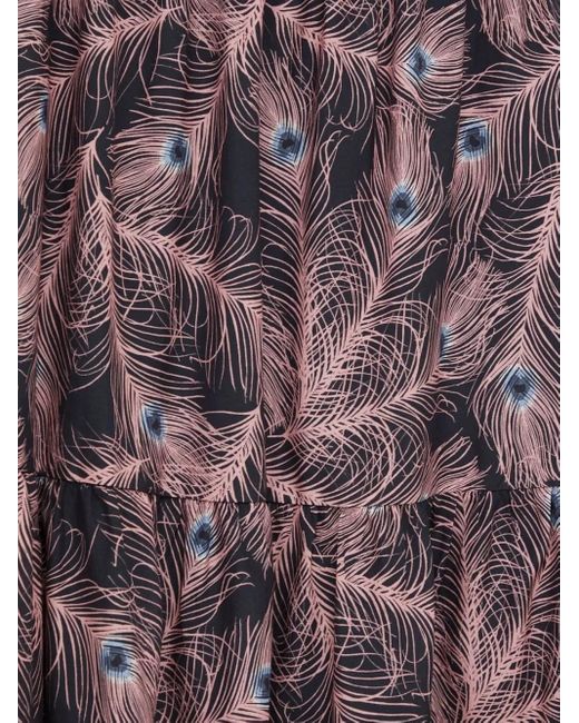 Abito Midi Con Stampa di Drykorn in Purple