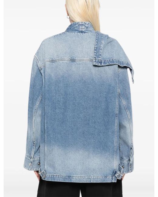JNBY Blue Cotton Denim Jacket