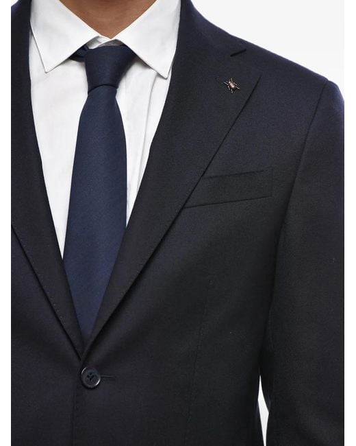 Corneliani Blue Cc Collection Single-Breasted Wool Suit for men