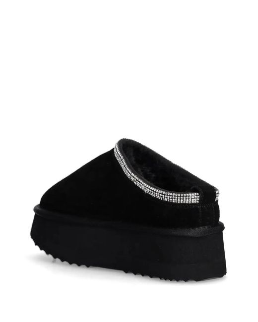 Liu Jo Black Suede Slippers
