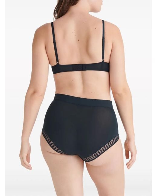 Eres Black Valérie Graphic Triangle Bra