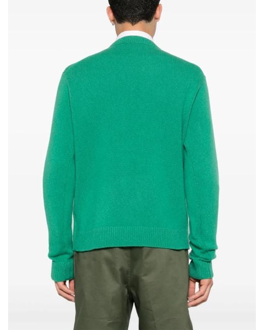 The Elder Statesman Simple Pullover in Green für Herren