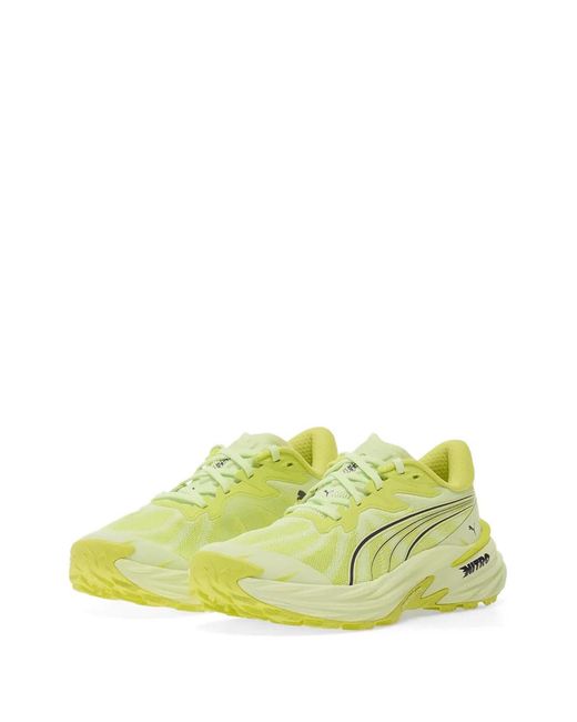 PUMA Yellow Fast-Trac Nitro 4 Sneakers